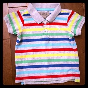 Infant H&M LOGG Striped polo shirt